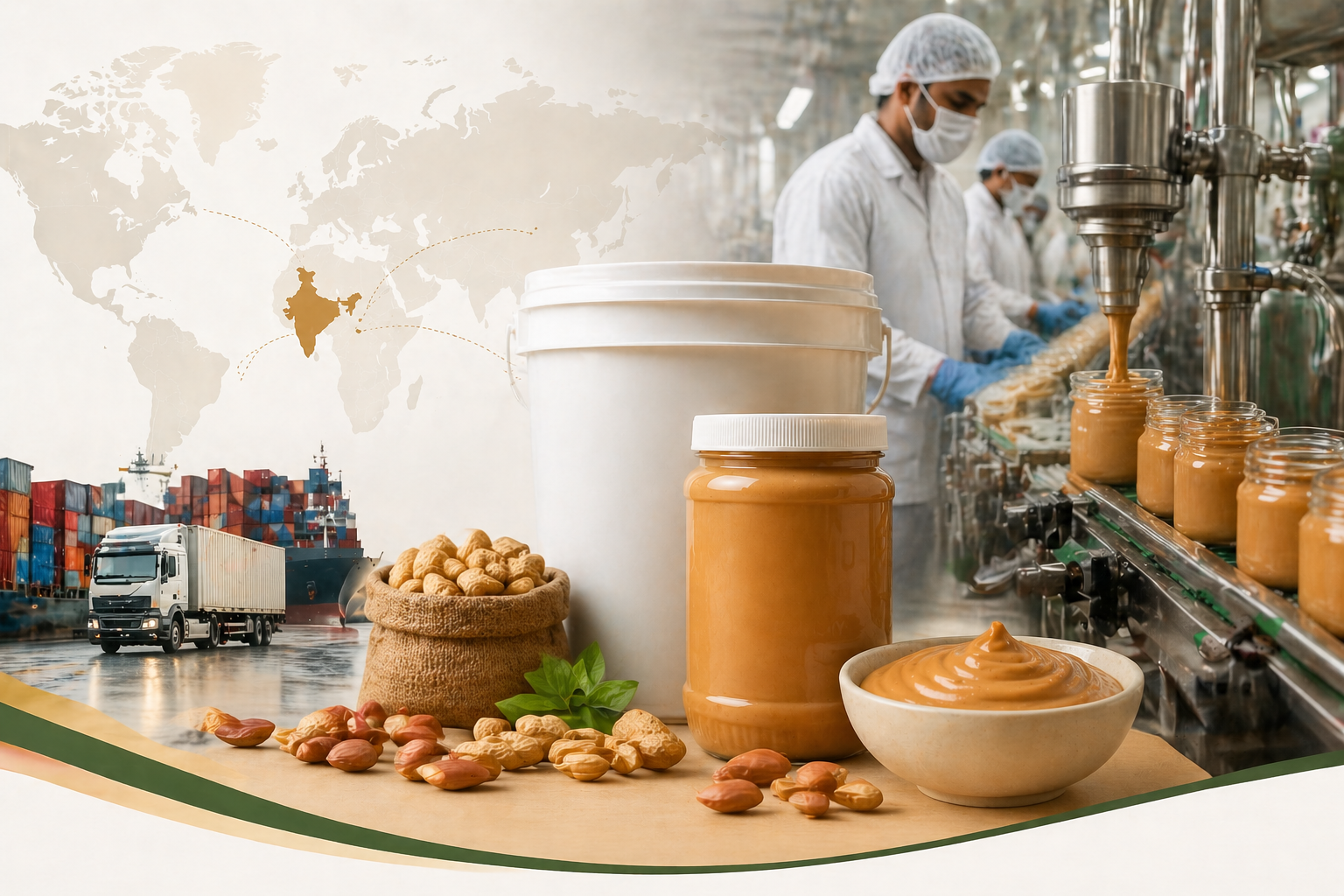 Bulk Peanut Butter Supply from India