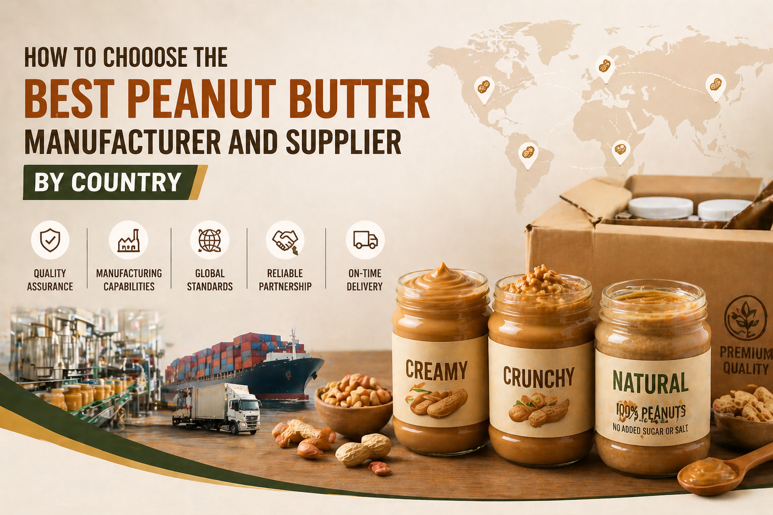 peanut butter manufacturer and supplier by country
