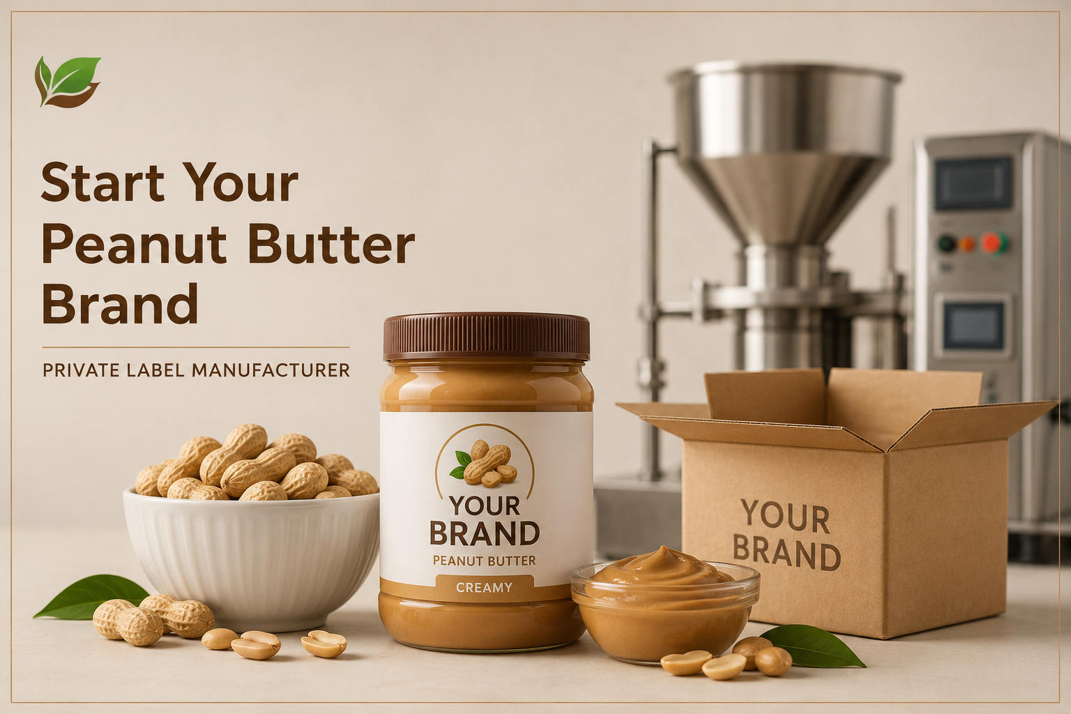 Start Your Own Peanut Butter Brand with a Private Label Manufacturer